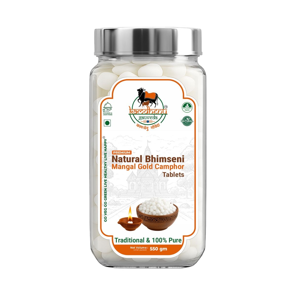 Gold Bhimseni Camphore Tablets
