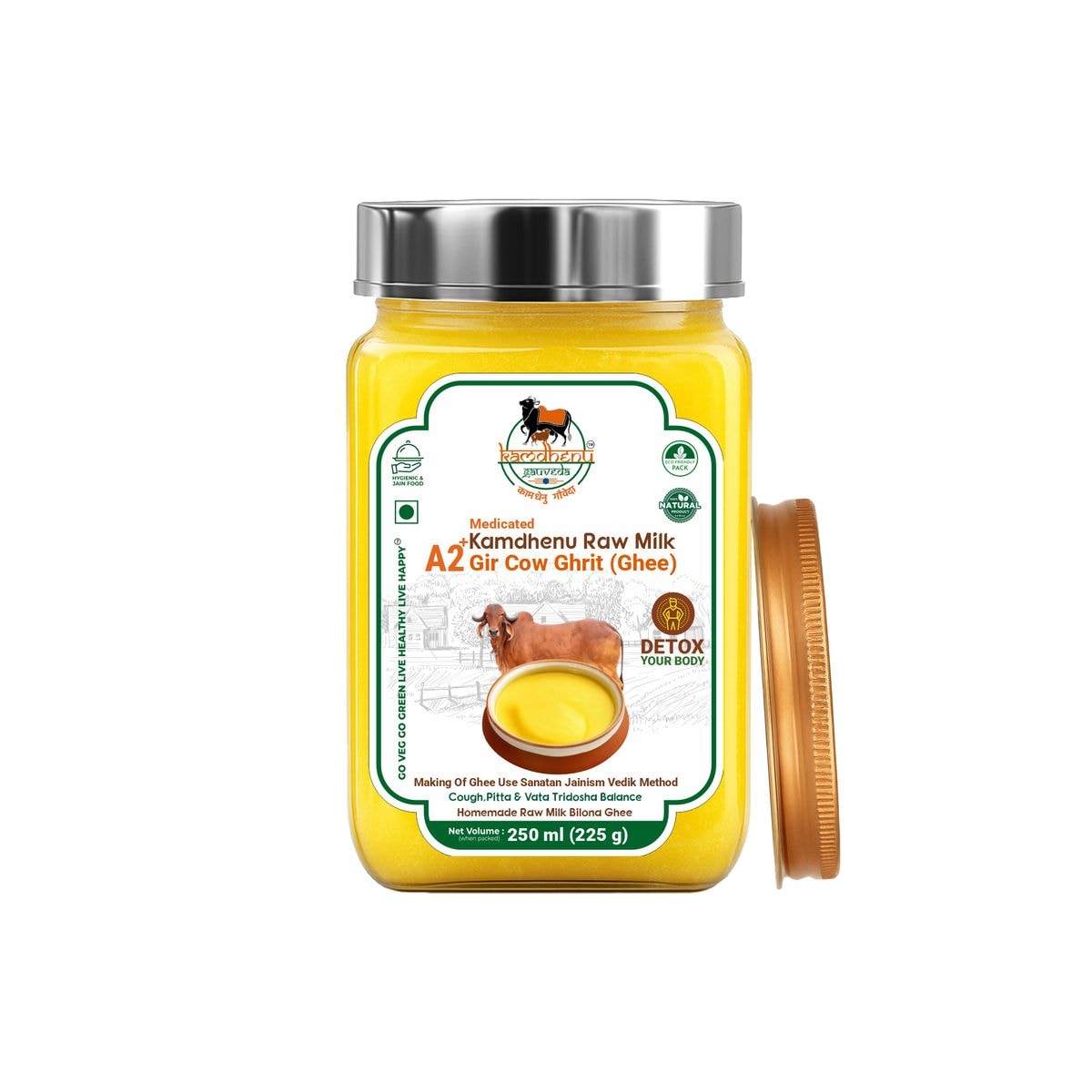 A2 Gir Cow Ghee – Pure Bilona Desi cow Ghee 1kg