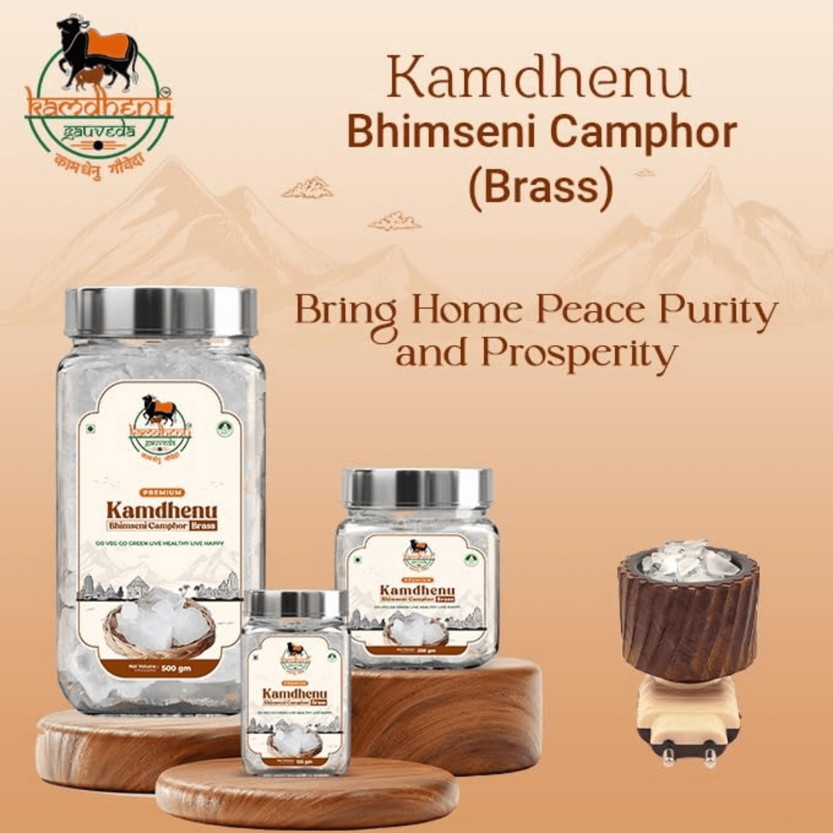 Brass Bhimseni Camphor