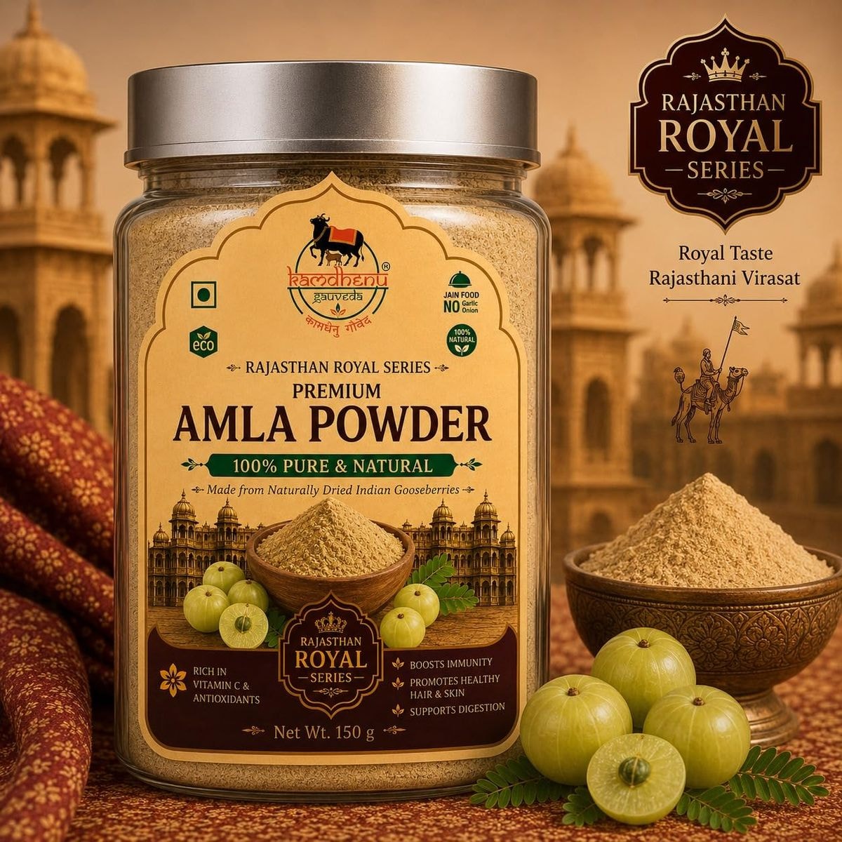 Amla Powder – Rajasthan Royal Series (photo 2)