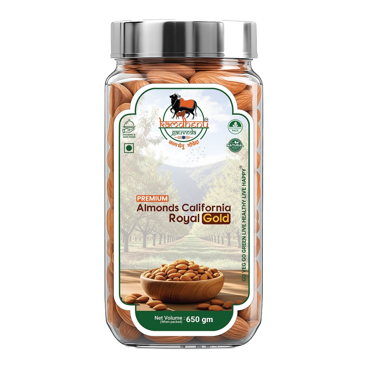 Almonds California Royal Gold 650gm