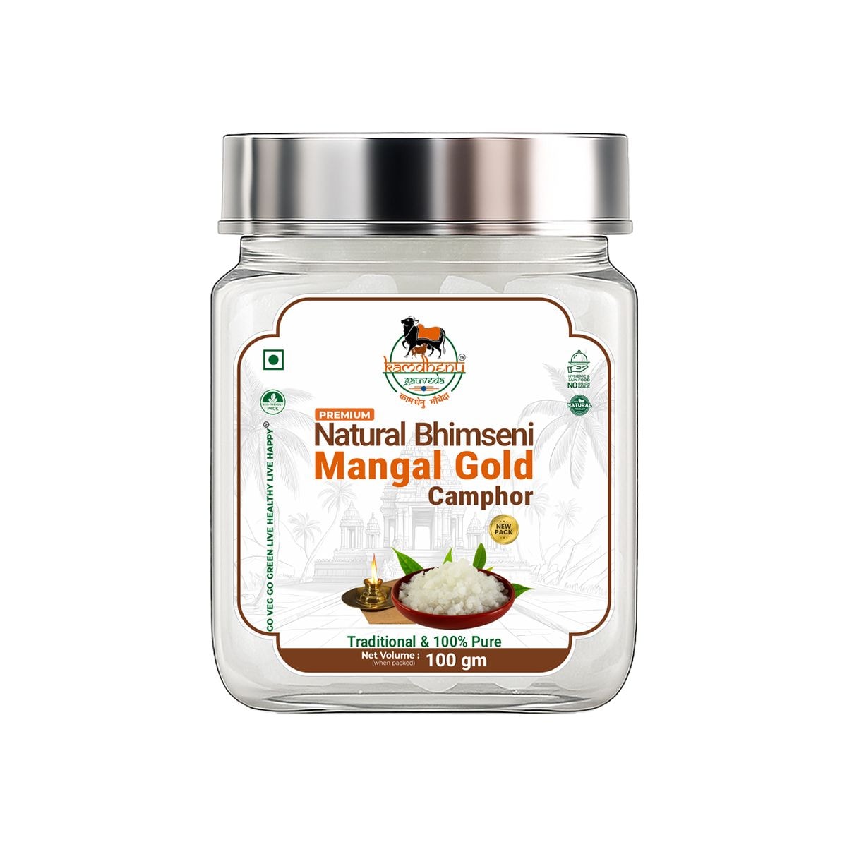 Gold Bhimseni Camphor