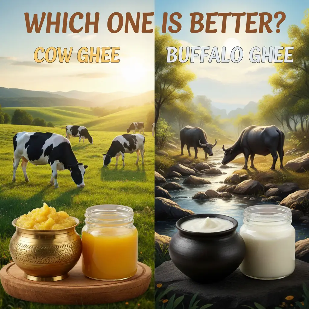 Cow vs Buffalo Ghee -Which is better