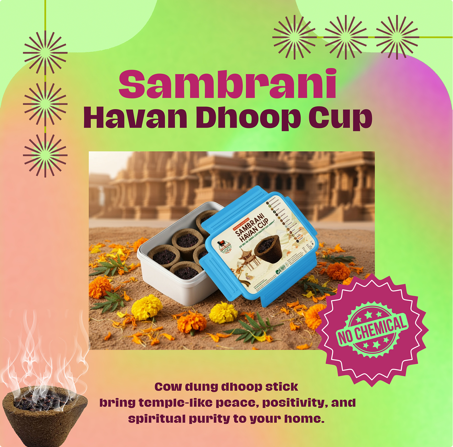 Sambrani Dhoop Cup