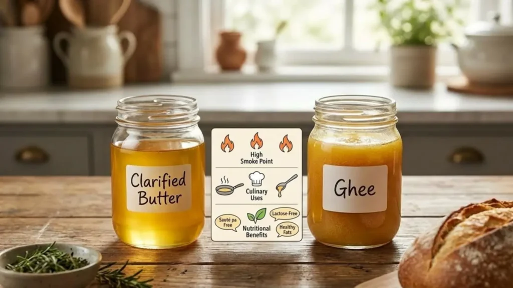 Clarified Butter vs Ghee What’s the Real Difference