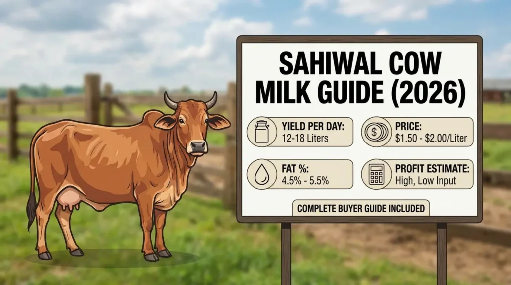 Sahiwal Cow Milk Per Day